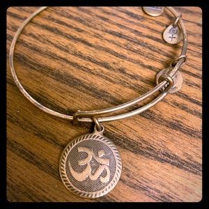 Alex and Ani Ohm Gold Bangle